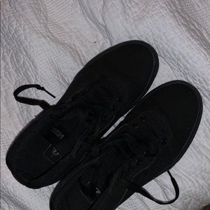 Black high top Vans